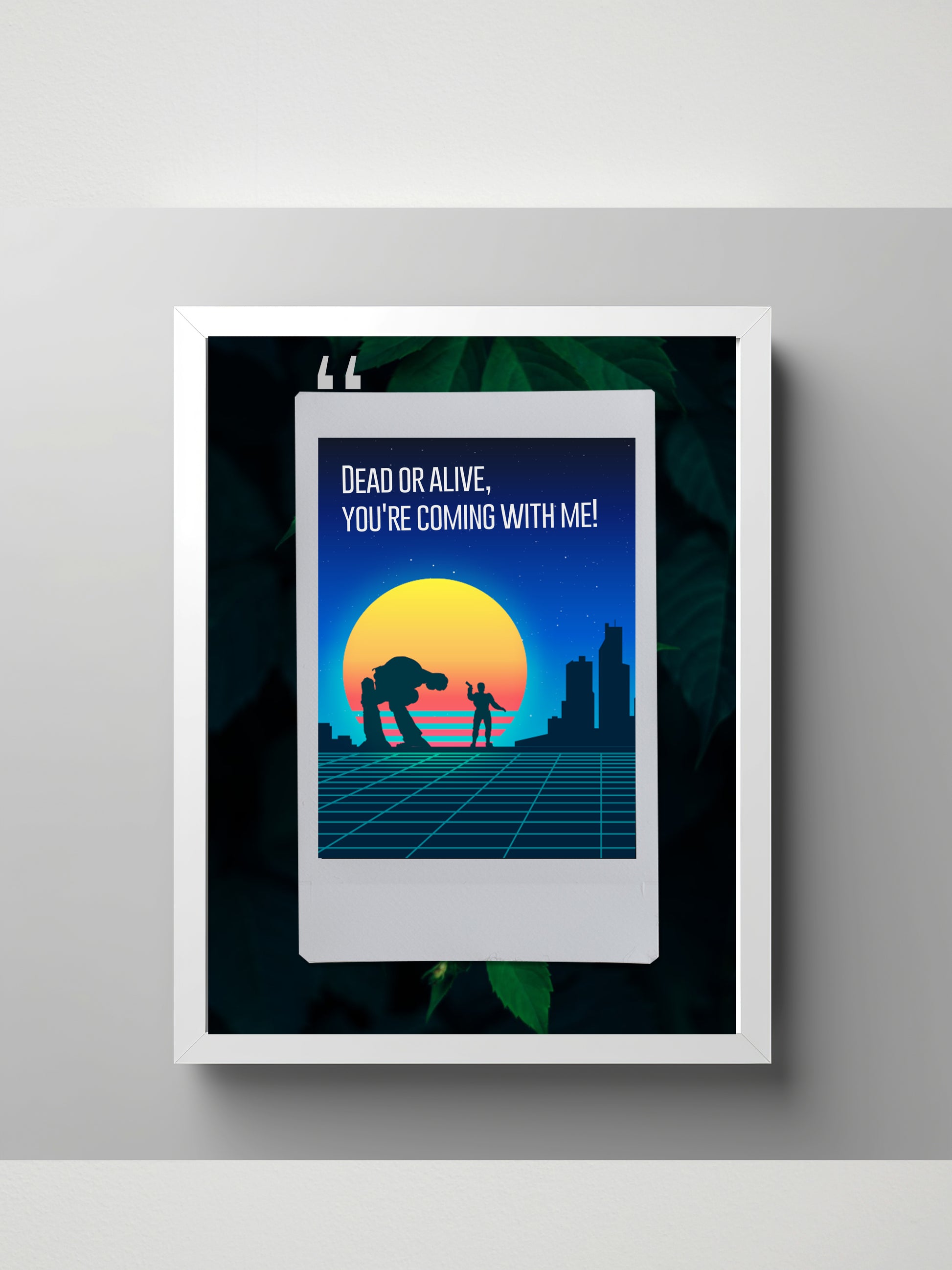 Dead or Alive Wall Art Frame 12x16