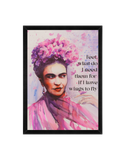 Frida Kahlo "Wings"  Wall Art Frame 12x16