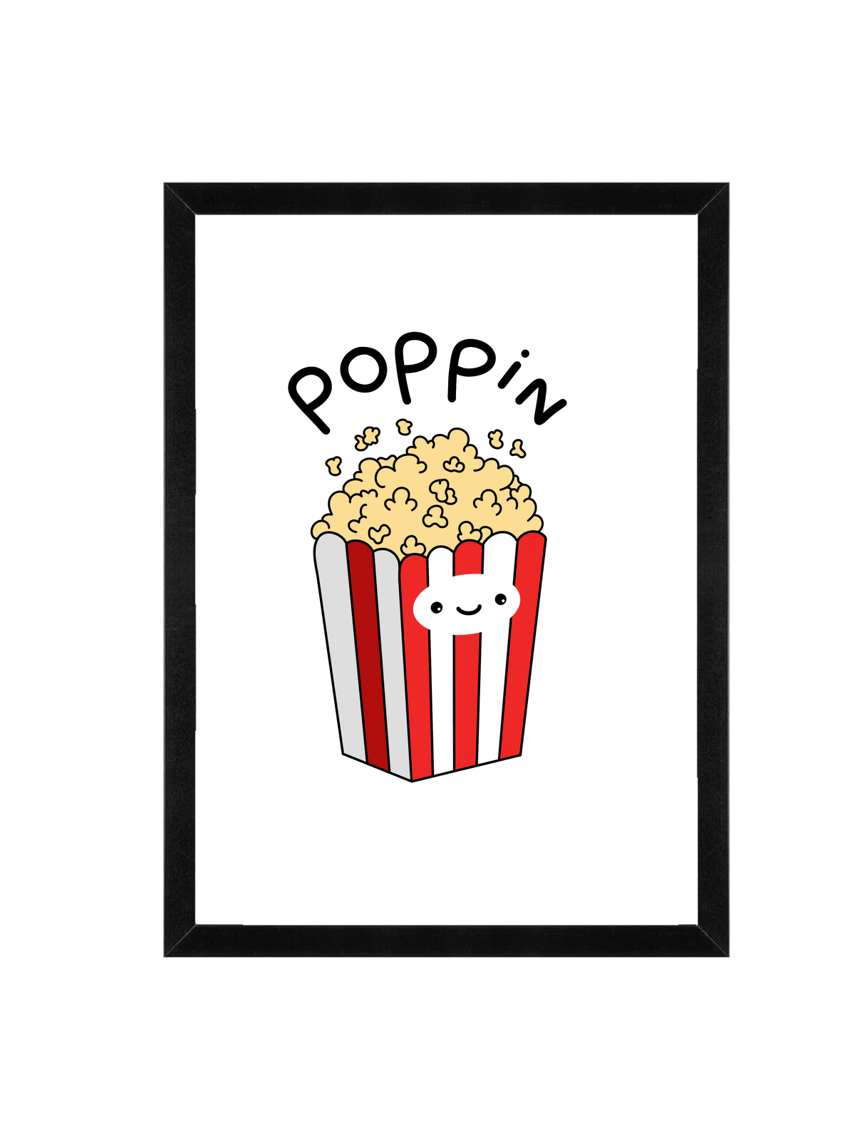 Poppin Red Wall Art Frame 12x16