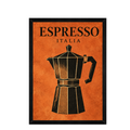 Espresso Italia Framed Wall Art | Italian Coffee Print 30 × 40 cm