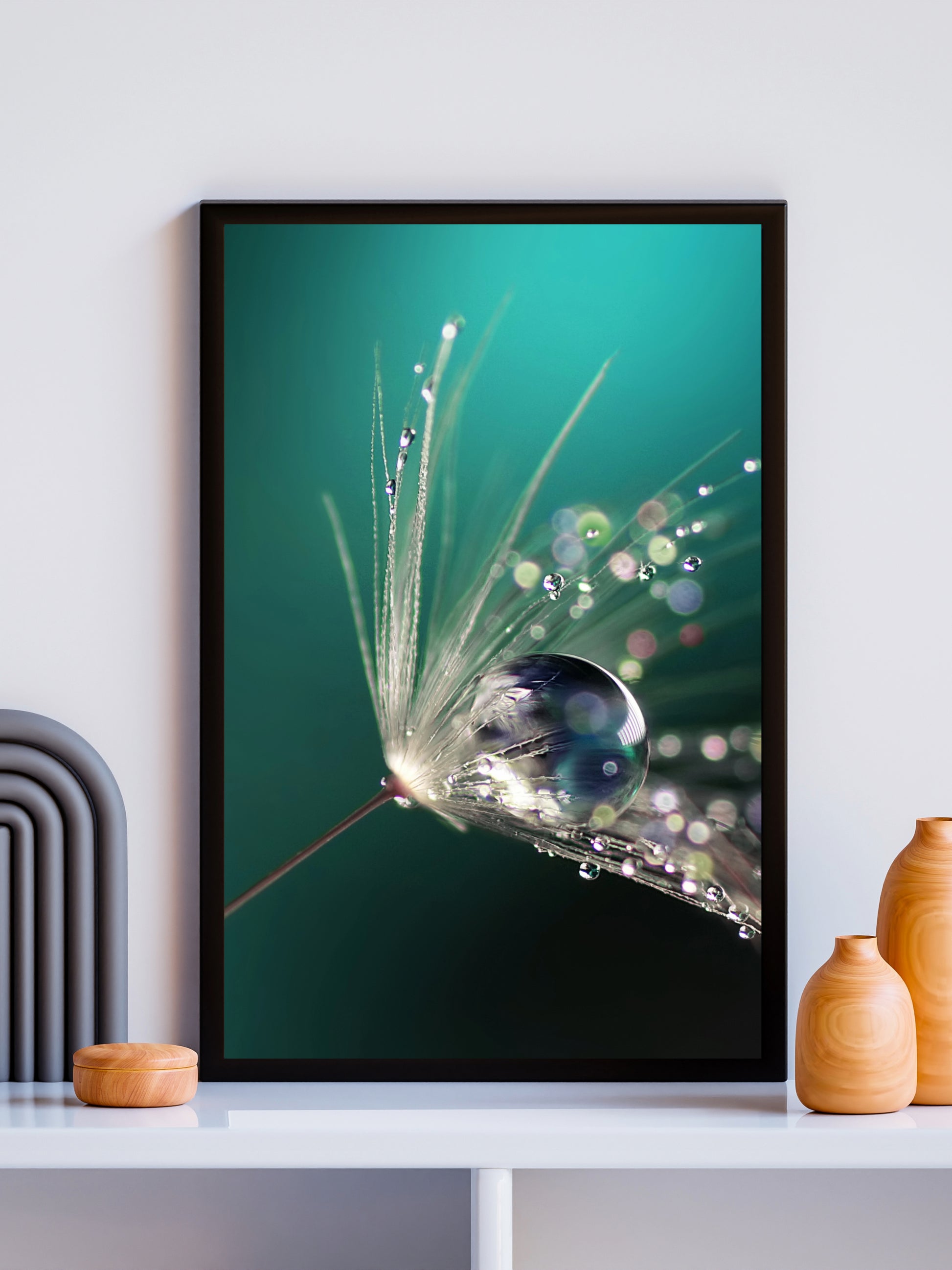 Natures raindrop Wall Art Frame 12x16