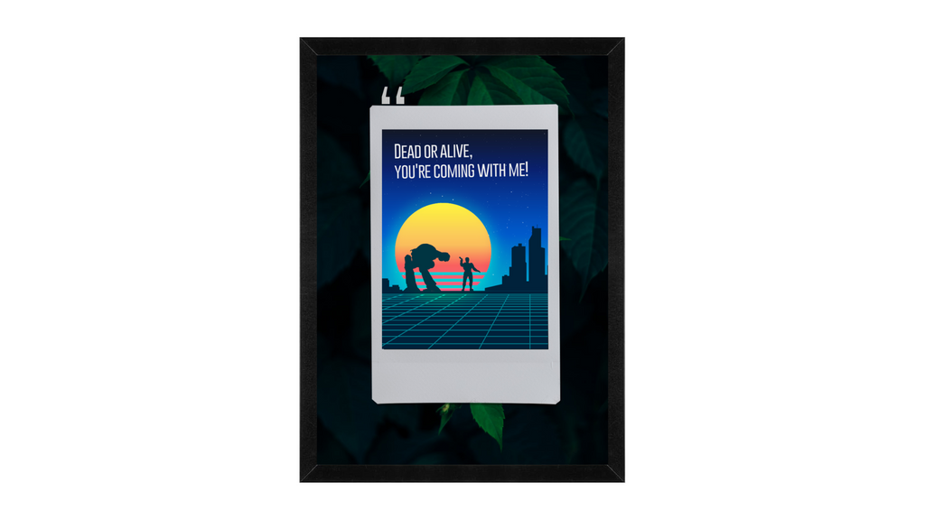 Dead or Alive Wall Art Frame 12x16