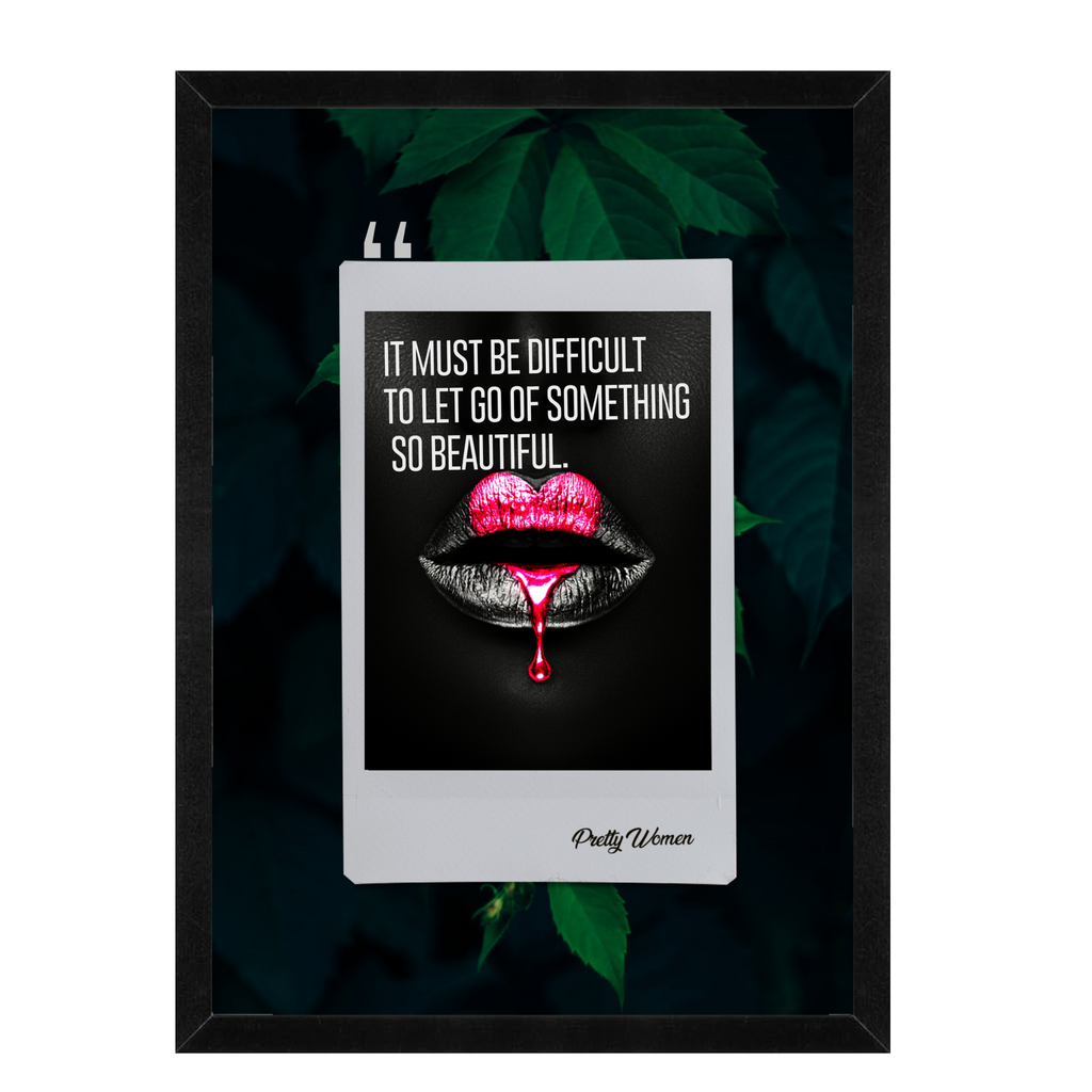 Romantic Movie Quote Wall Art | Pretty women Love Quote Framed  Print 12x16