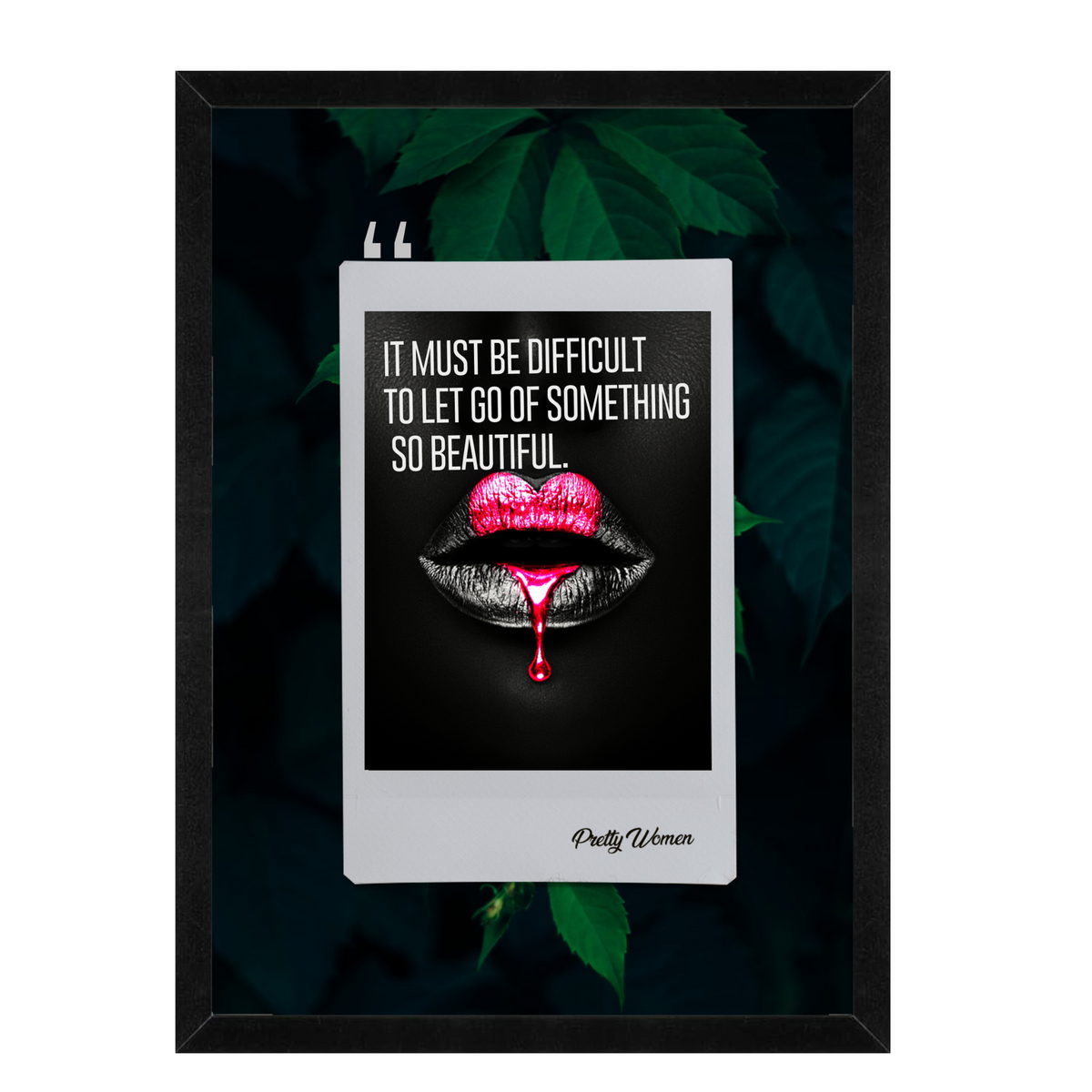 Romantic Movie Quote Wall Art | Pretty women Love Quote Framed  Print 12x16
