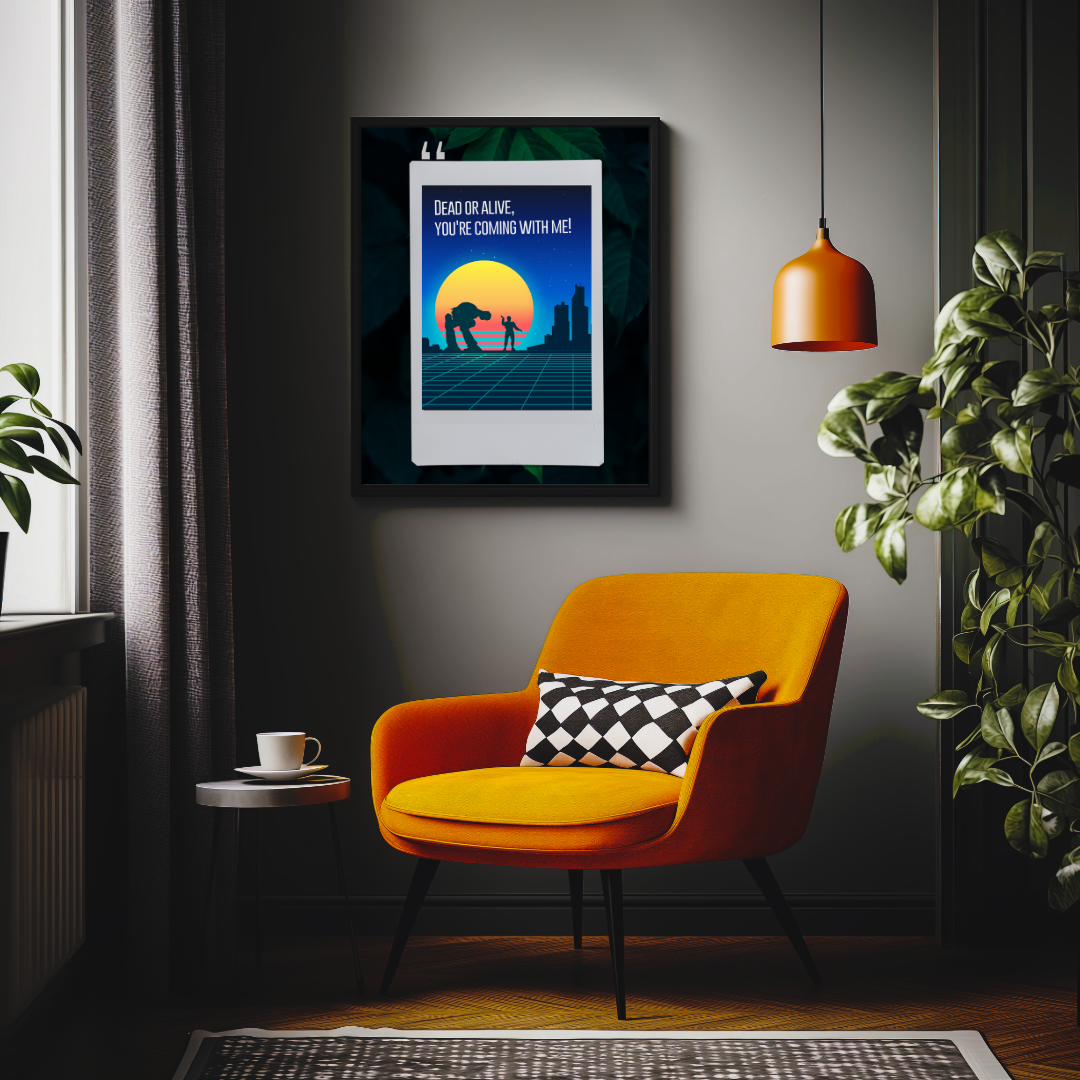 Dead or Alive – Statement Wall Art (12x16)