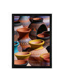 Pottery Wall Art – Ceramic Vase Statement Piece (12x16)