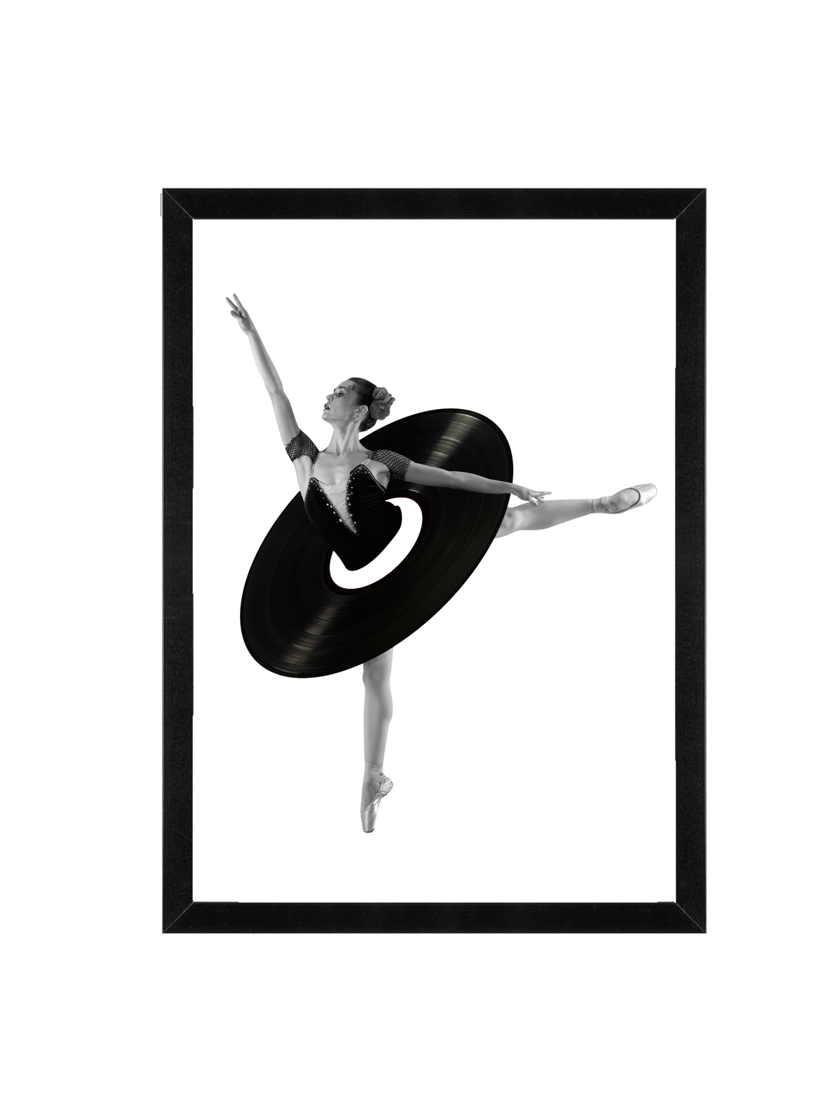 Ballet Vinyl Wall Art Print | Contemporary Music & Dance Poster 12 x16